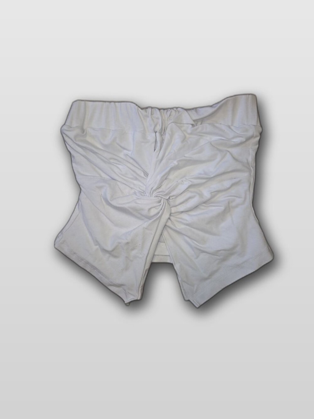 Superdown Brandie Twist Front Top - White - Size XS